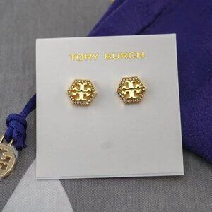 Tory Burch Miller Pavé Stud Earrings